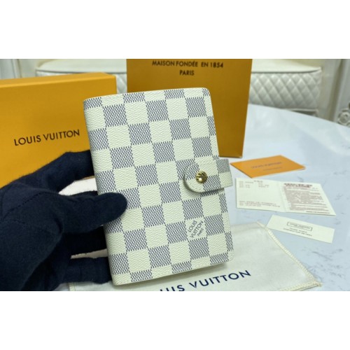 Louis Vuitton R20706 Small Ring Agenda Cover in Damier Azur canvas Louis Vuitton R20706 Small Ring Agenda Cover in Damier Azur canvas