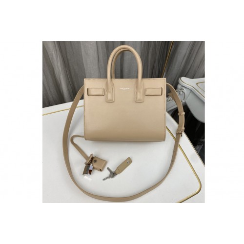 YSL CLASSIC SAC DE JOUR NANO bag IN Beige Smooth Leather YSL CLASSIC SAC DE JOUR NANO bag IN Beige Smooth Leather