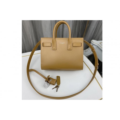 YSL CLASSIC SAC DE JOUR NANO bag IN Caramel Smooth Leather YSL CLASSIC SAC DE JOUR NANO bag IN Caramel Smooth Leather
