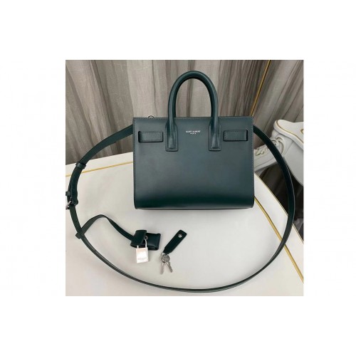 YSL CLASSIC SAC DE JOUR NANO bag IN Green Smooth Leather YSL CLASSIC SAC DE JOUR NANO bag IN Green Smooth Leather
