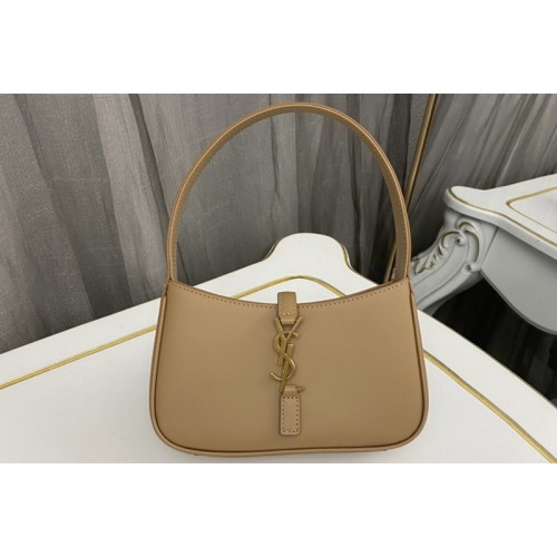 YSL LE 5 À 7 MINI IN SATIN Bag in Apricot Leather YSL LE 5 À 7 MINI IN SATIN Bag in Apricot Leather