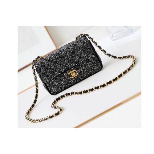Chanel A69900 Mini Classic Handbag in Black Leather Chanel A69900 Mini Classic Handbag in Black Leather