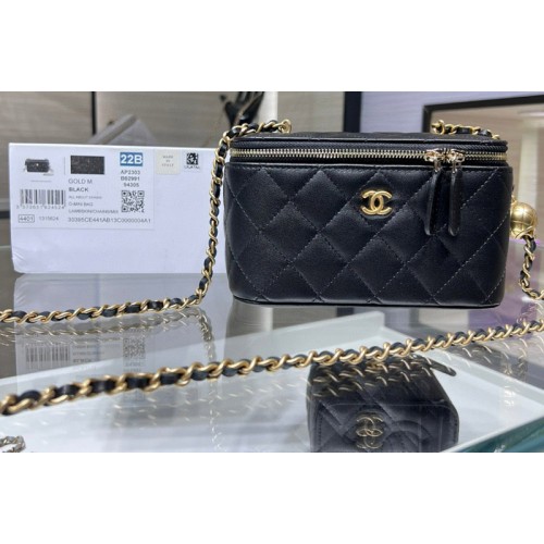 Chanel AP2303 Clutch With Chain in Black Lambskin Chanel AP2303 Clutch With Chain in Black Lambskin