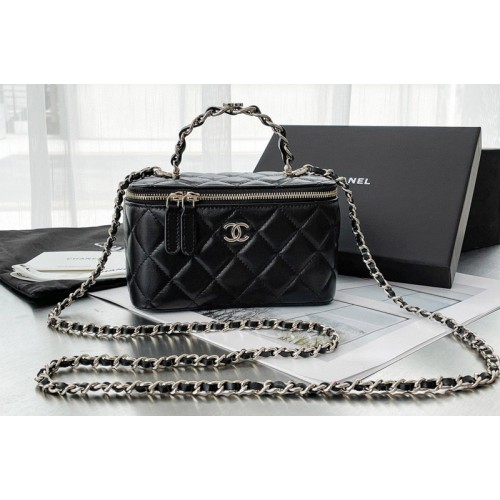 Chanel AP3768 Clutch With Chain Bag in Black Lambskin Chanel AP3768 Clutch With Chain Bag in Black Lambskin