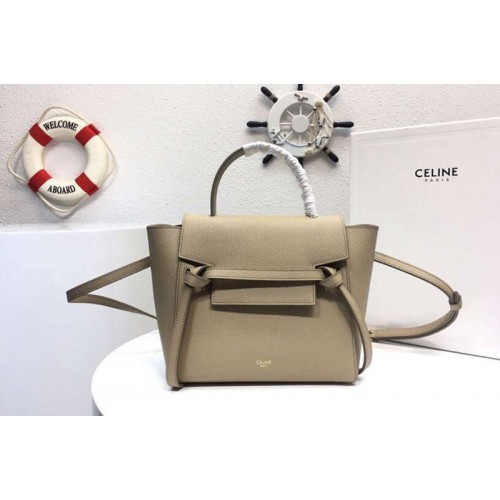 Celine Grained Calfskin Belt Bag 8068 Apricot Celine Grained Calfskin Belt Bag 8068 Apricot