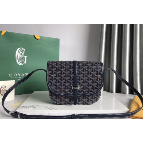 Goyard Belvedere PM bag in Navy Blue Goyardine Canvas Goyard Belvedere PM bag in Navy Blue Goyardine Canvas
