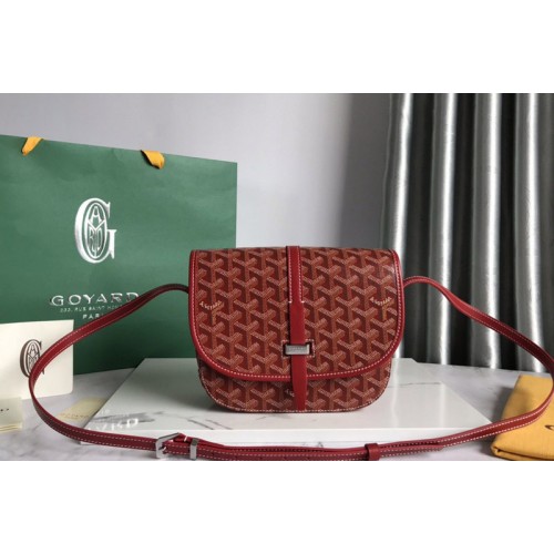 Goyard Belvedere PM bag in Red Goyardine Canvas Goyard Belvedere PM bag in Red Goyardine Canvas