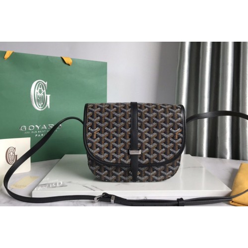 Goyard Belvedere PM bag in Black Goyardine Canvas Goyard Belvedere PM bag in Black Goyardine Canvas
