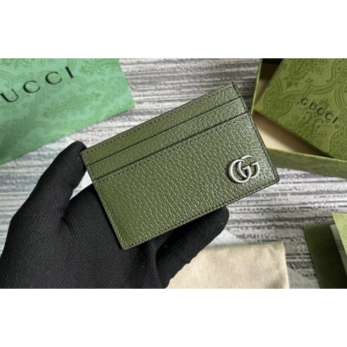 Gucci Marmont card case in Forest green leather Gucci Marmont card case in Forest green leather