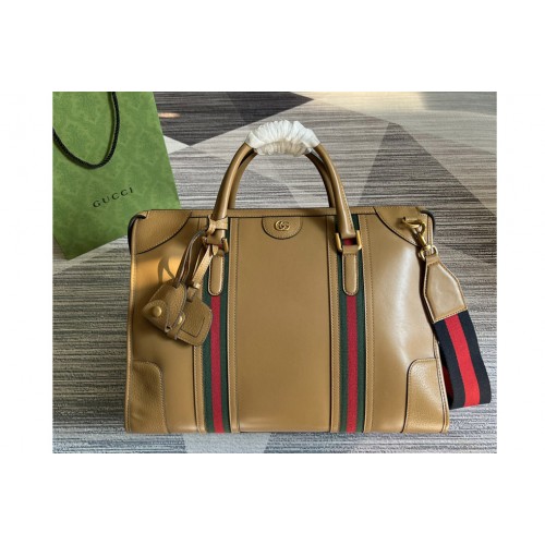Gucci Bauletto Large Tote bag in Brown Leather Gucci Bauletto Large Tote bag in Brown Leather
