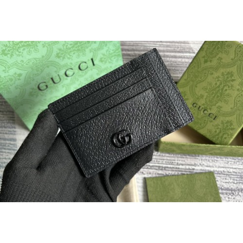 Gucci Marmont card case in Black leather Gucci Marmont card case in Black leather