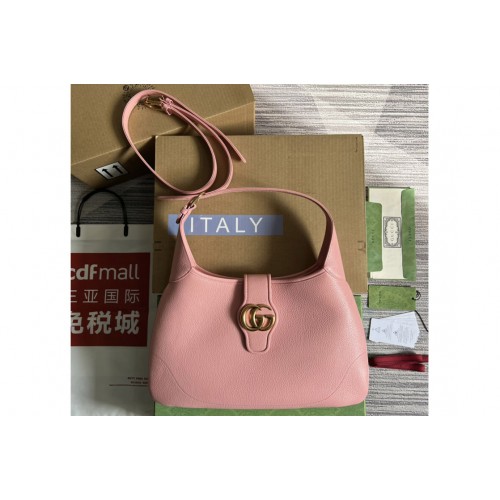 Gucci Aphrodite medium shoulder bag in Pink soft leather Gucci Aphrodite medium shoulder bag in Pink soft leather