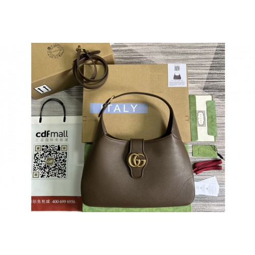 Gucci Aphrodite medium shoulder bag in Khaki soft leather Gucci Aphrodite medium shoulder bag in Khaki soft leather