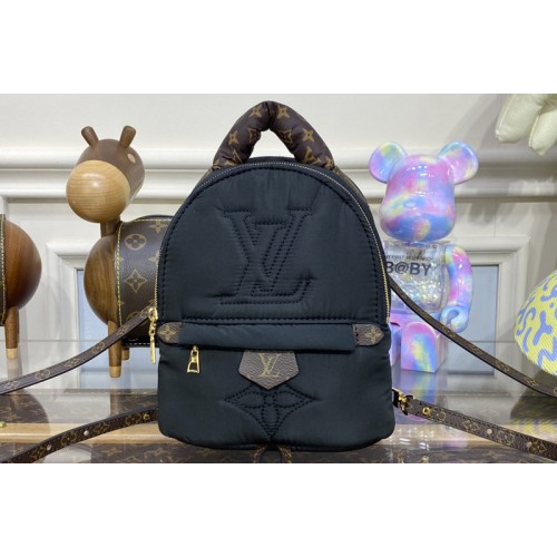 Louis Vuitton M21060 Pillow Palm Springs Mini backpack in Black Recycled nylon Louis Vuitton M21060 Pillow Palm Springs Mini backpack in Black Recycled nylon