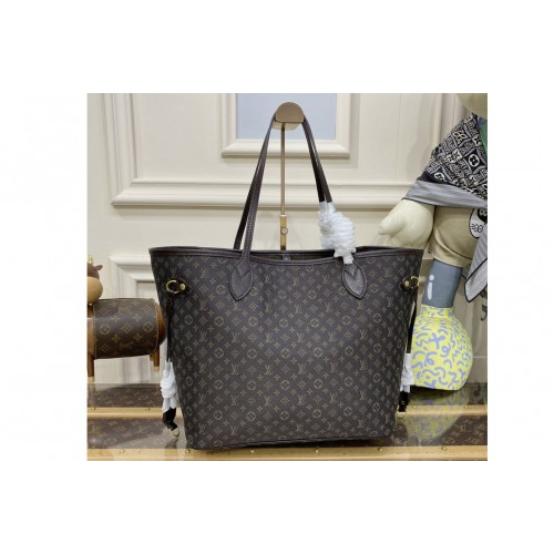 Louis Vuitton M40995 Neverfull MM tote bag in Brown Monogram Denim Louis Vuitton M40995 Neverfull MM tote bag in Brown Monogram Denim