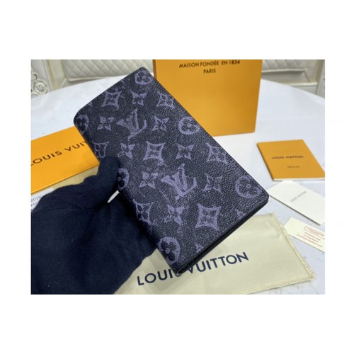 Louis Vuitton M80019 Brazza Wallet in Monogram Pastel Noir coated canvas Louis Vuitton M80019 Brazza Wallet in Monogram Pastel Noir coated canvas