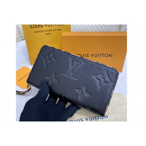 Louis Vuitton M80680 Zippy wallet in Black Monogram Empreinte leather Louis Vuitton M80680 Zippy wallet in Black Monogram Empreinte leather