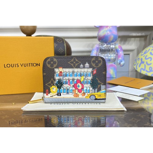 Louis Vuitton M81629 Zippy coin purse wallet in Monogram coated canvas With Yellow Louis Vuitton M81629 Zippy coin purse wallet in Monogram coated canvas With Yellow
