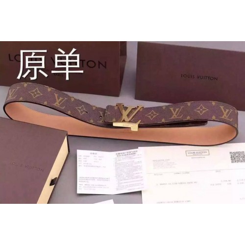 Louis Vuitton M9608 Initiales 40MM Belt in Monogram Canvas Louis Vuitton M9608 Initiales 40MM Belt in Monogram Canvas