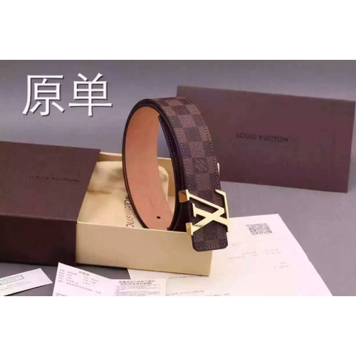Louis Vuitton M9610 Initials 40mm Belt in Damier Ebene Canvas Louis Vuitton M9610 Initials 40mm Belt in Damier Ebene Canvas