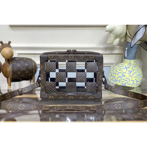 Louis Vuitton M20871 soft trunk Bag in Monogram Chess coated canvas and PVC Louis Vuitton M20871 soft trunk Bag in Monogram Chess coated canvas and PVC