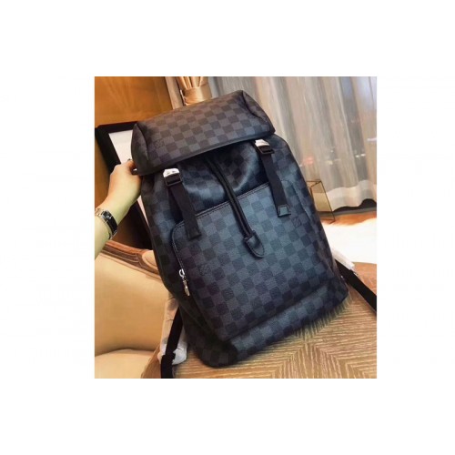Louis Vuitton N40005 Zack Backpack in Damier Graphite Canvas Louis Vuitton N40005 Zack Backpack in Damier Graphite Canvas