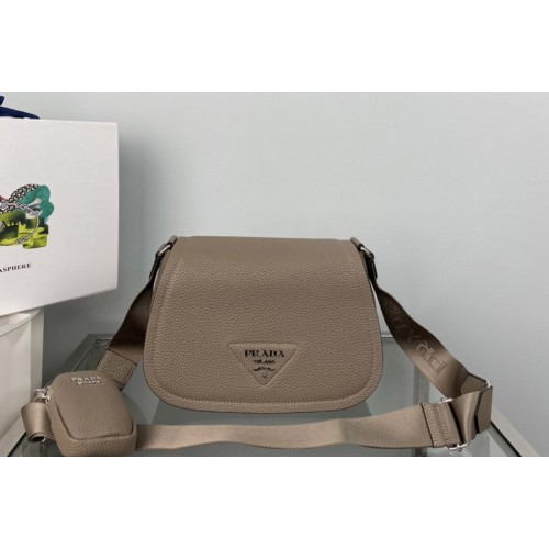 Prada 1BD293 Leather shoulder bag in Beige Leather Prada 1BD293 Leather shoulder bag in Beige Leather