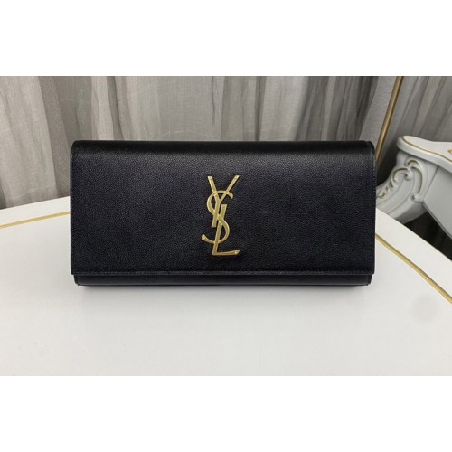 YSL Clutch in Black Leather YSL Clutch in Black Leather
