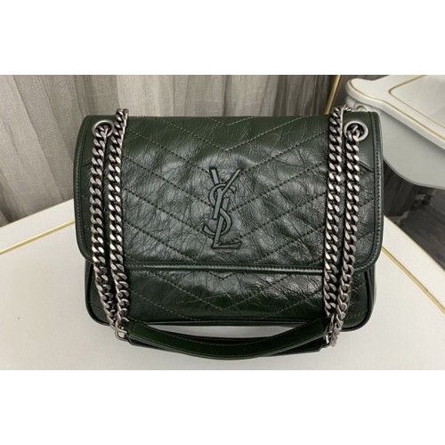YSL NIKI MEDIUM bag IN Green VINTAGE LEATHER YSL NIKI MEDIUM bag IN Green VINTAGE LEATHER