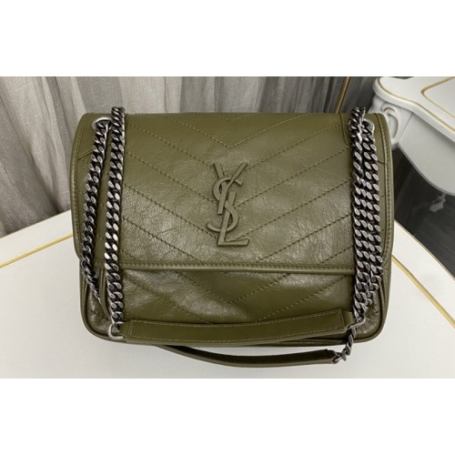YSL NIKI MEDIUM bag IN Oilver Green VINTAGE LEATHER YSL NIKI MEDIUM bag IN Oilver Green VINTAGE LEATHER
