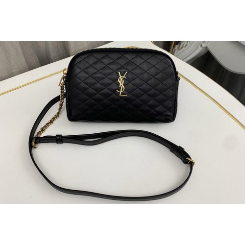 YSL GABY CHAIN POUCH IN Black QUILTED LAMBSKIN YSL GABY CHAIN POUCH IN Black QUILTED LAMBSKIN