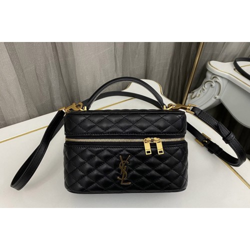 YSL GABY MINI VANITY BAG IN Black LAMBSKIN YSL GABY MINI VANITY BAG IN Black LAMBSKIN